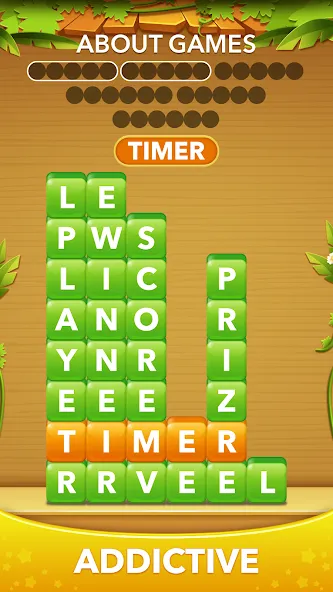 Word Heaps -Connect Stack Word MOD APK на Android — Много денег и без рекламы — скриншот 4