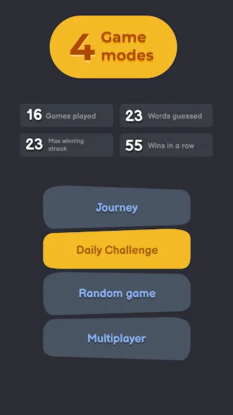 Скачать взлом Wordly - unlimited word game на Андроид — Все подсказки разблокированы — скриншот 3 Скачать взлом Wordly - unlimited word game на Андроид — Все подсказки разблокированы — скриншот 3