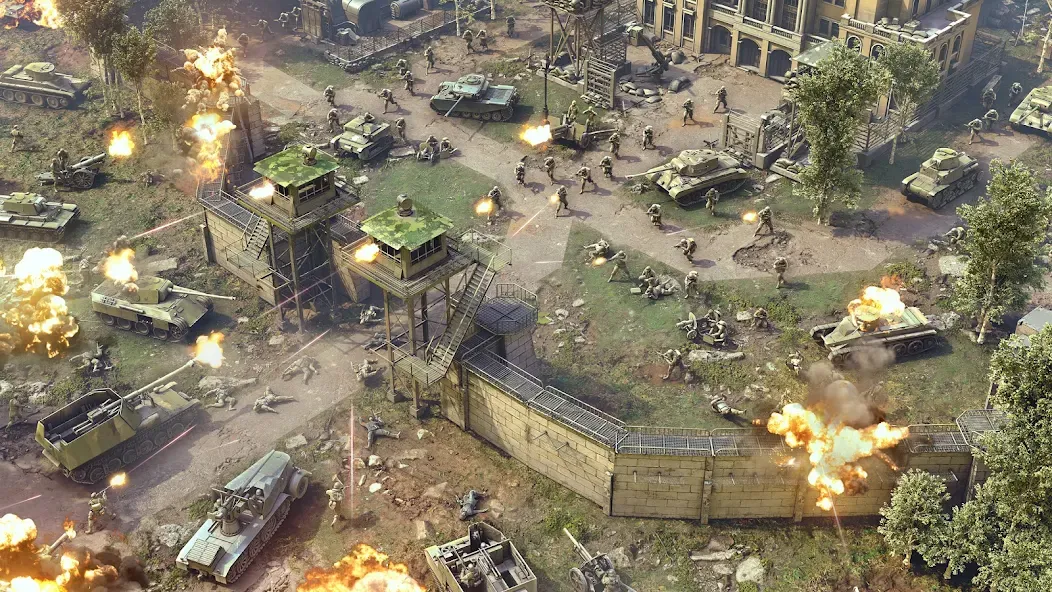 Скачать Heroes of Wars: WW2 Battles (2 — Бесплатно много денег — скриншот 1