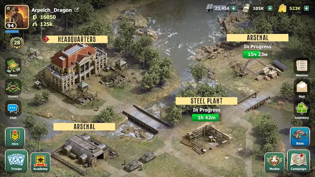 Скачать Heroes of Wars: WW2 Battles (2 — Бесплатно много денег — скриншот 5
